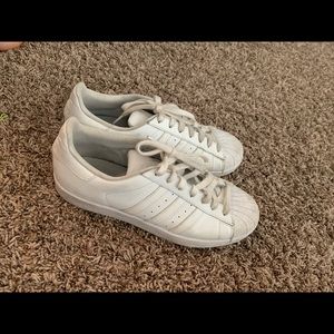 Adidas superstar sneakers!